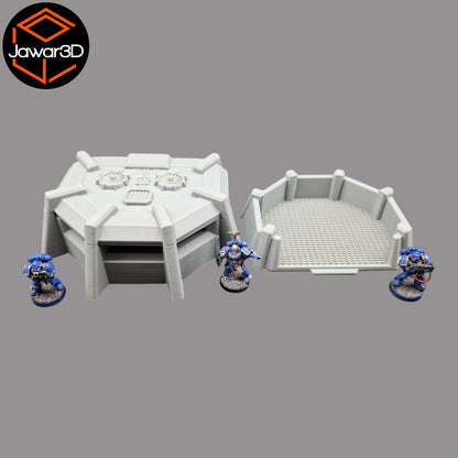 Standard Defence Bunker - 28mm Wargaming Scatter Terrain Scenery Tabletop