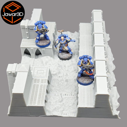 Zarix Intersection - 28mm Wargaming Scatter Terrain Scenery Tabletop Miniature