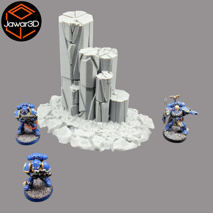 Crystal Formation - 28mm Wargaming Scatter Terrain Scenery Tabletop Miniature