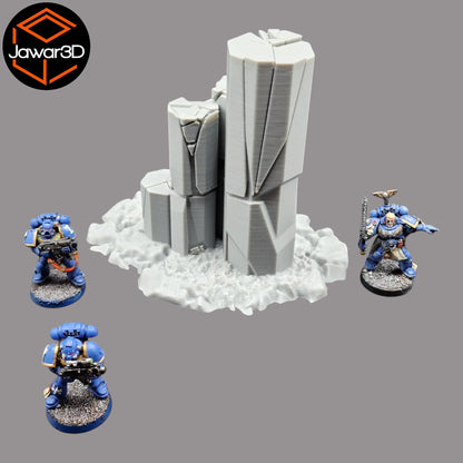 Crystal Formation - 28mm Wargaming Scatter Terrain Scenery Tabletop Miniature