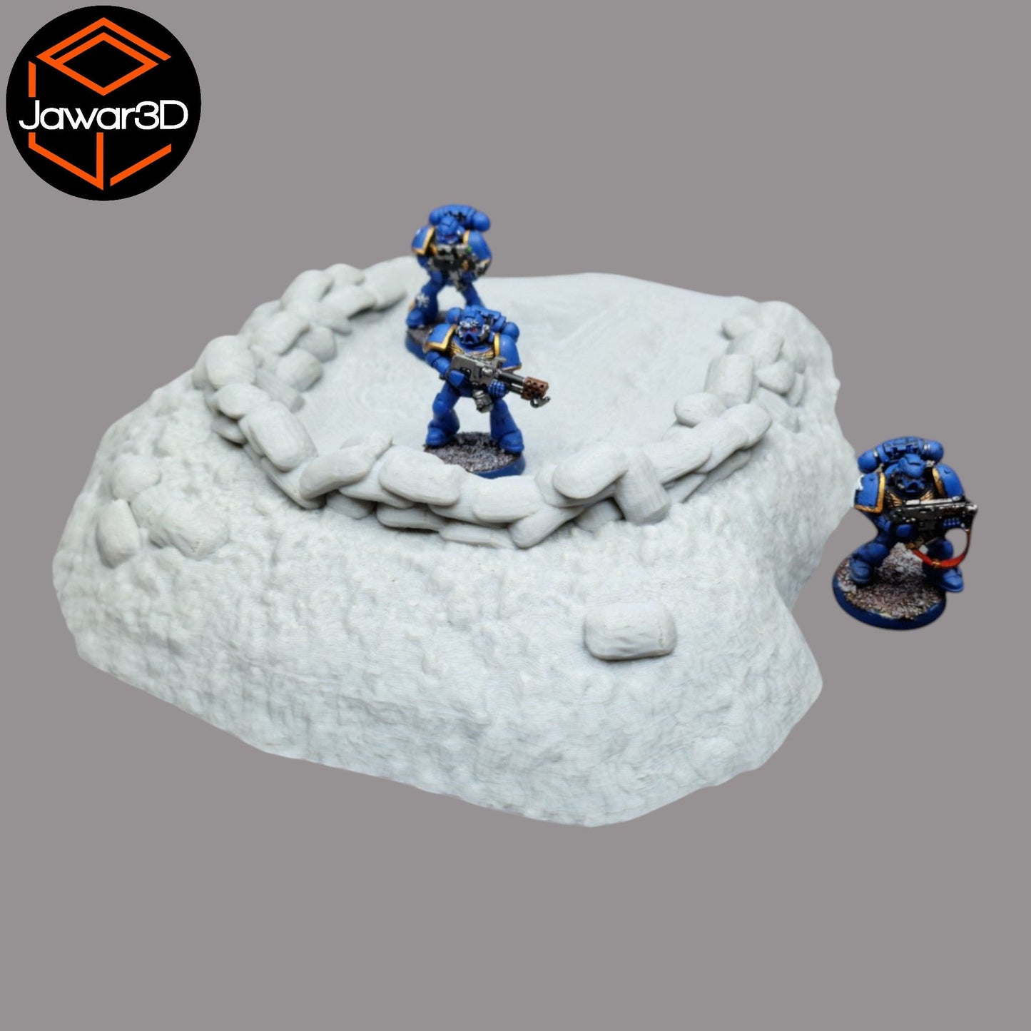 Vehicle Emplacement - 28mm Wargaming Scatter Terrain Scenery Tabletop Miniature