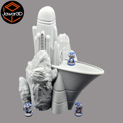 Irix Base - 28mm Wargaming Scatter Terrain Scenery Tabletop Miniature