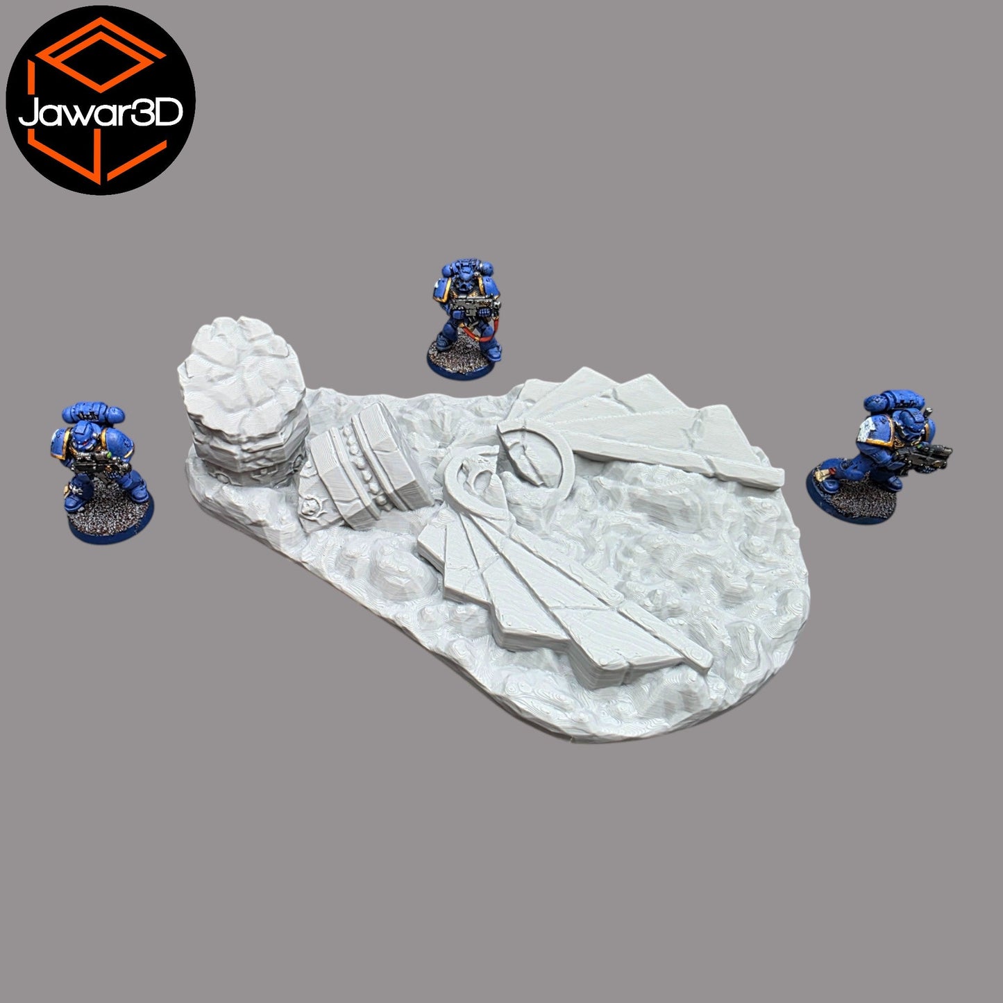 Nyxar Ruins - 28mm Wargaming Scatter Terrain Scenery Tabletop Miniature