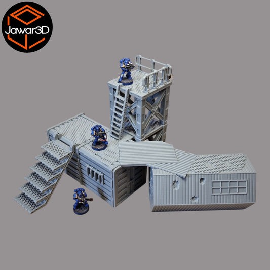 Nyxar Habitat #4 - 28mm Wargaming Scatter Terrain Scenery Tabletop Miniature