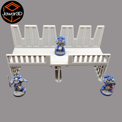 Base Wall - 28mm Wargaming Scatter Terrain Scenery Tabletop Miniature