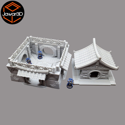 Draven Temple - 28mm Wargaming Scatter Terrain Scenery Tabletop Miniature