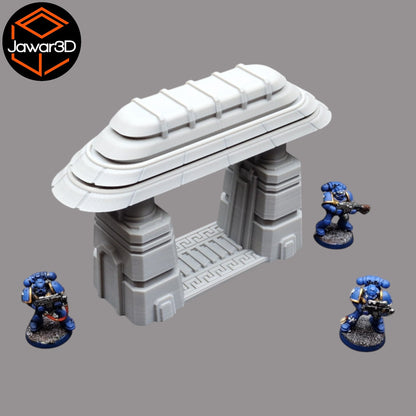 Eldrin Gate - 28mm Wargaming Scatter Terrain Scenery Tabletop Miniature