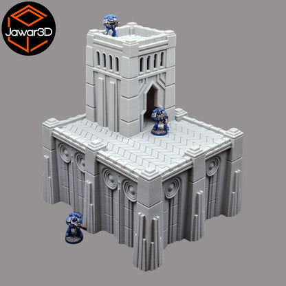 Sylas Building #1 - 28mm Wargaming Scatter Terrain Scenery Tabletop Miniature