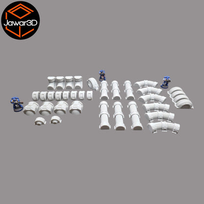 Pipe Set - 28mm Wargaming Scatter Terrain Scenery Tabletop Miniature