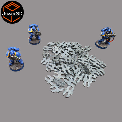Openlock Clips x50 - 28mm Wargaming Scatter Terrain Scenery Tabletop Miniature