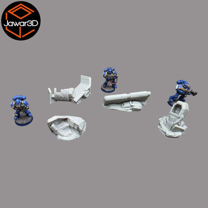 Plane Crash - 28mm Wargaming Scatter Terrain Scenery Tabletop Miniature