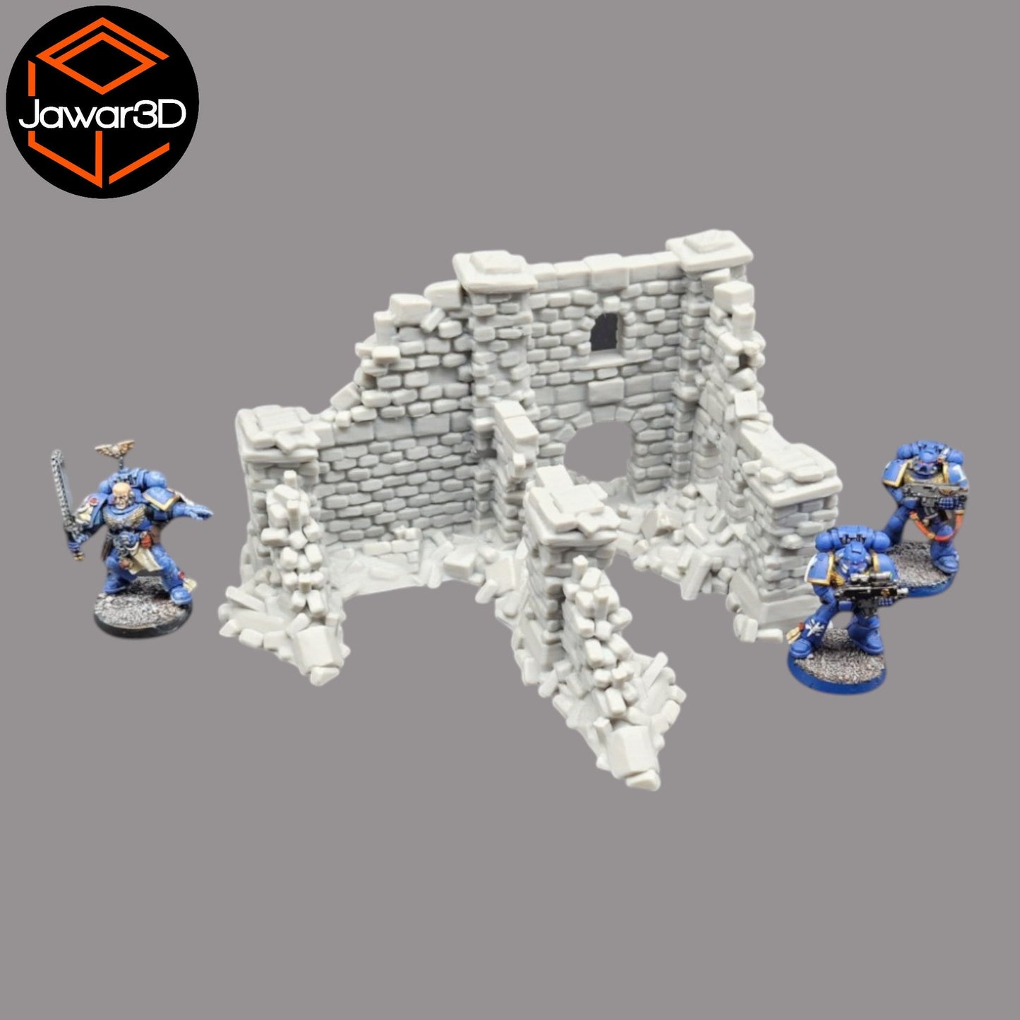 Crumbling Ruins #11 - 28mm Wargaming Scatter Terrain Scenery Tabletop Miniature