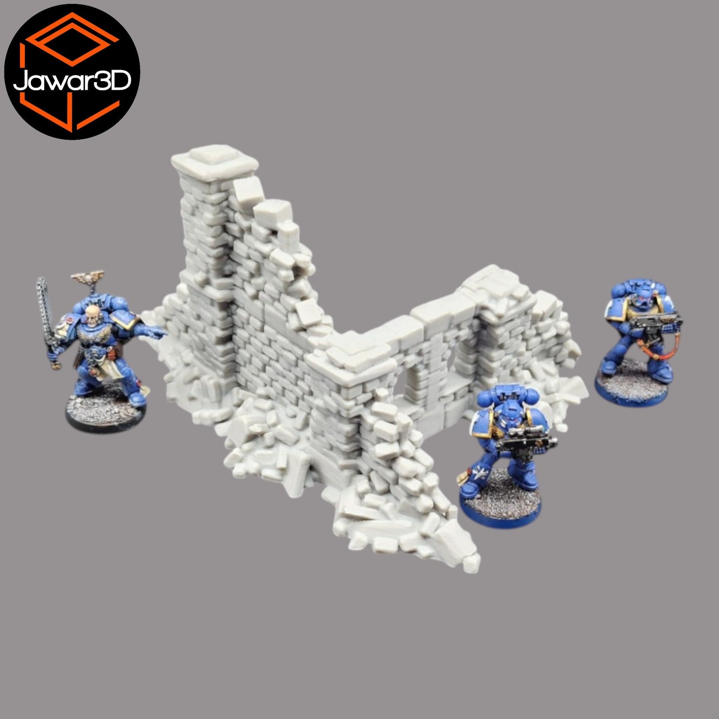 Crumbling Ruins #13 - 28mm Wargaming Scatter Terrain Scenery Tabletop Miniature