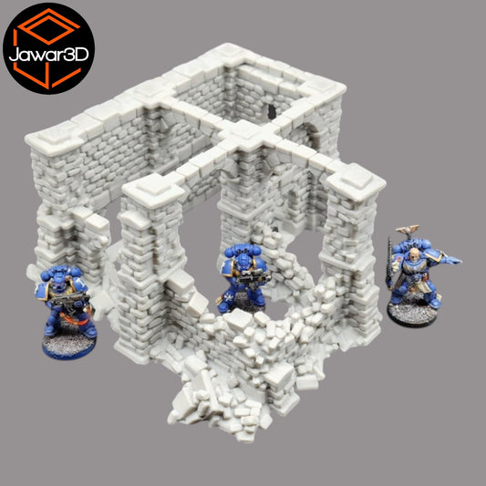 Crumbling Ruins #15 - 28mm Wargaming Scatter Terrain Scenery Tabletop Miniature