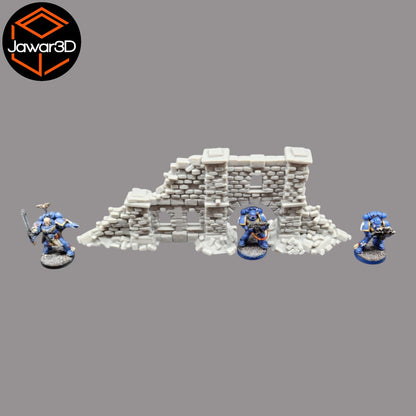 Crumbling Ruins #19 - 28mm Wargaming Scatter Terrain Scenery Tabletop Miniature