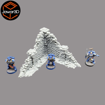 Crumbling Ruins #20 - 28mm Wargaming Scatter Terrain Scenery Tabletop Miniature