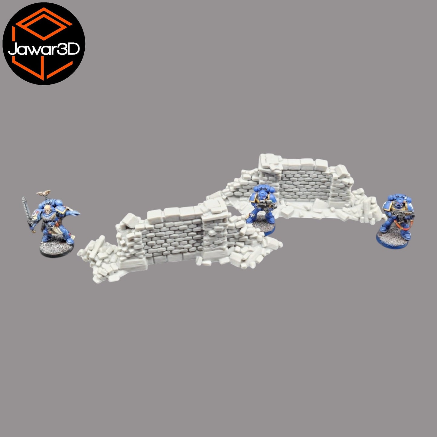 Crumbling Ruins #2 - 28mm Wargaming Scatter Terrain Scenery Tabletop Miniature