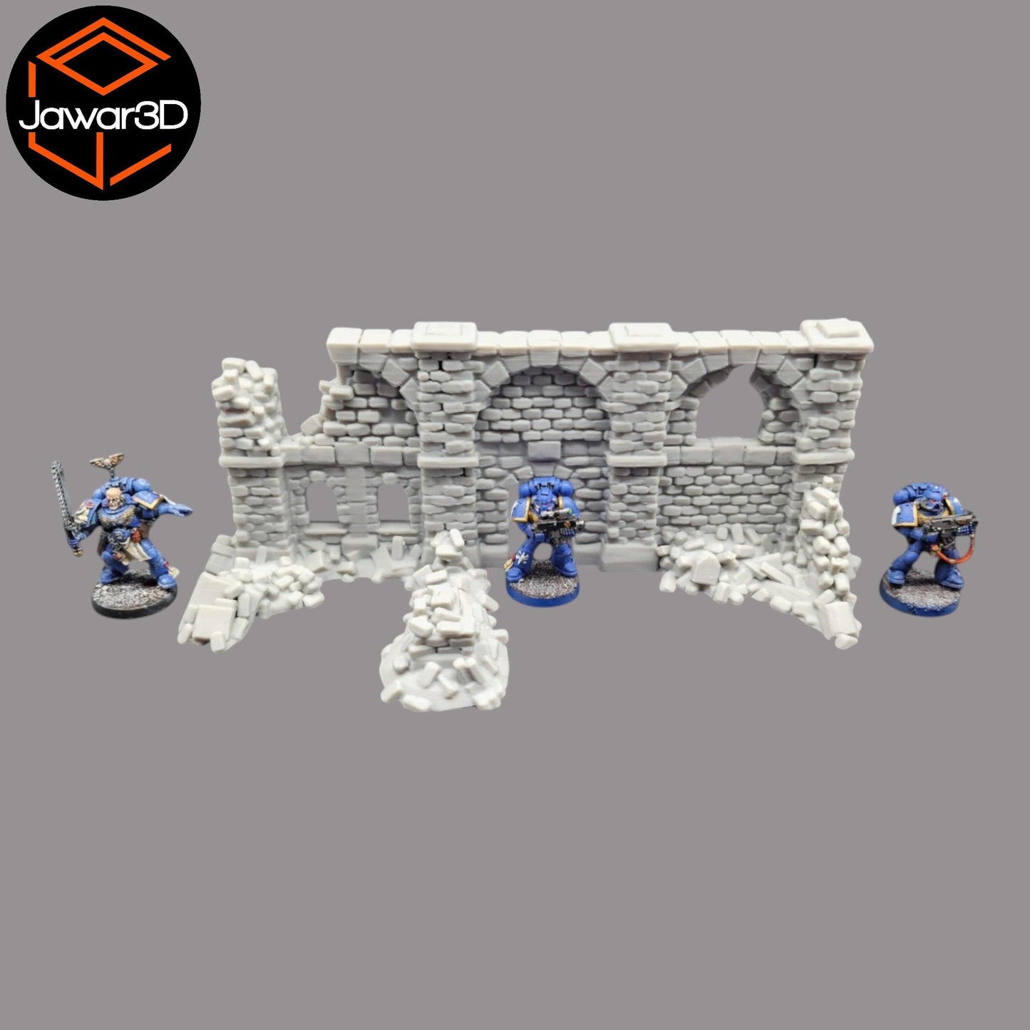 Crumbling Ruins #9 - 28mm Wargaming Scatter Terrain Scenery Tabletop Miniature