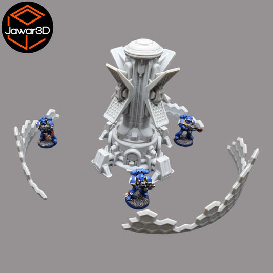 Ethereal Shield Tower -28mm Wargaming Scatter Terrain Scenery Tabletop Miniature