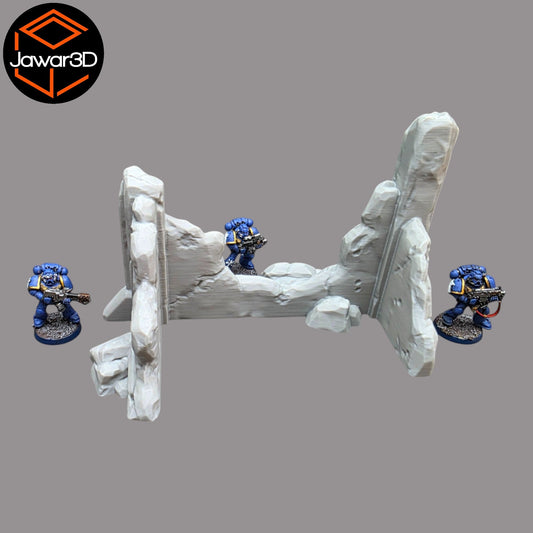 Debris Building 2 - 28mm Wargaming Scatter Terrain Scenery Tabletop Miniature