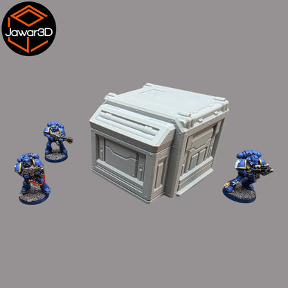 Production Building #2- 28mm Wargaming Scatter Terrain Scenery Tabletop Miniature