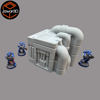 Production Building #3- 28mm Wargaming Scatter Terrain Scenery Tabletop Miniature