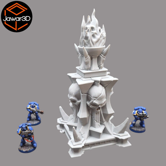 Torch Pillar - 28mm Wargaming Scatter Terrain Scenery Tabletop Miniature