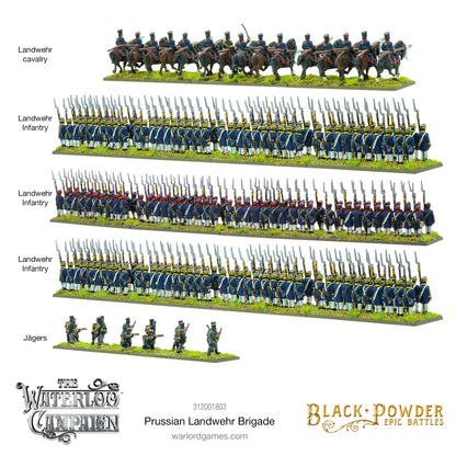 Epic Battles (Black Powder) - Waterloo: Prussian Landwehr Brigade - Geek Gaming Scenics