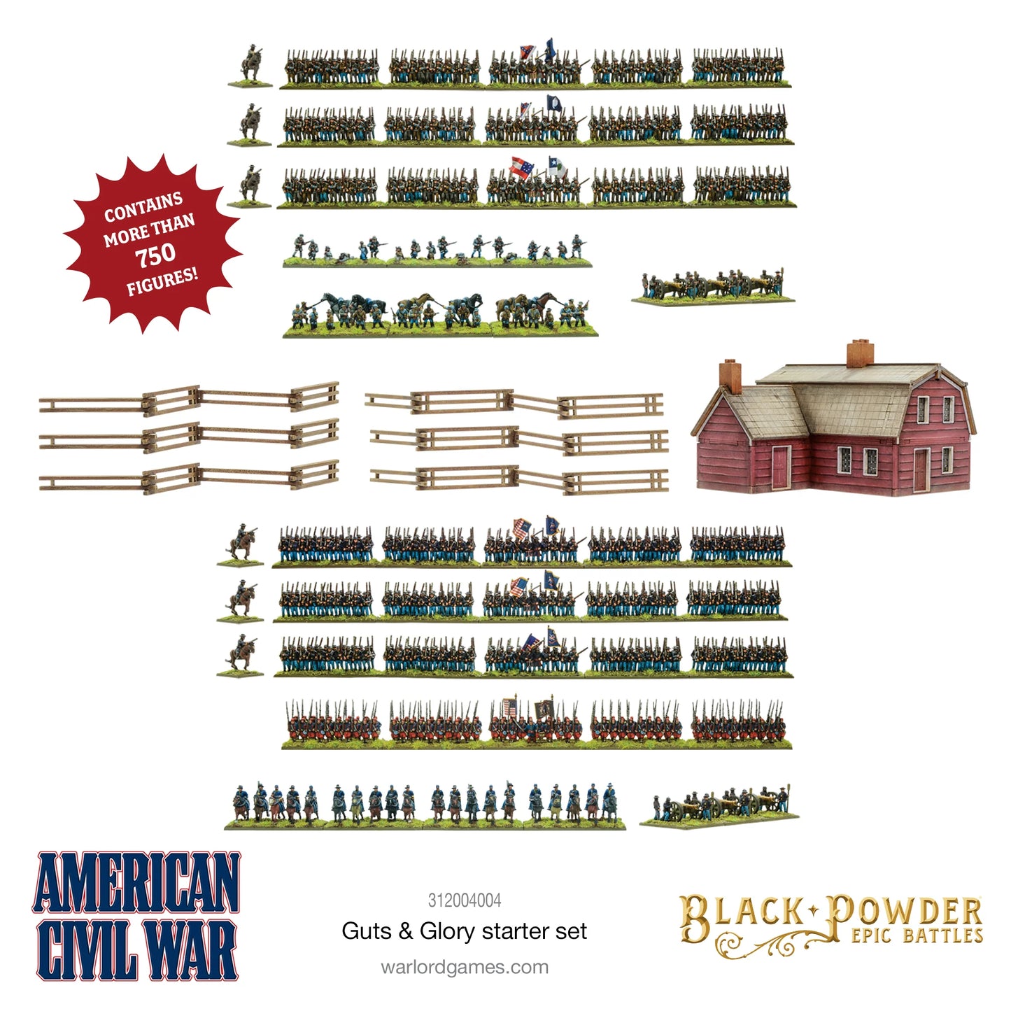 Epic Battles (Black Powder) - American Civil War Guts & Glory Starter Set