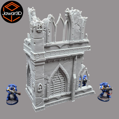 Ruined Empire 2 Floors #4 - 28mm Wargaming Scatter Terrain Scenery Miniature
