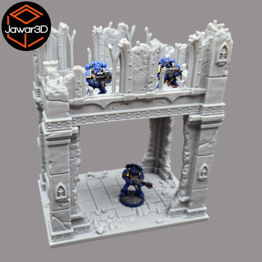 Ruined Empire 2 Floors #5 - 28mm Wargaming Scatter Terrain Scenery Miniature