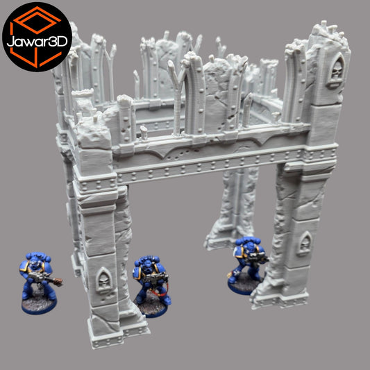 Ruined Empire 2 Floors #6 - 28mm Wargaming Scatter Terrain Scenery Miniature