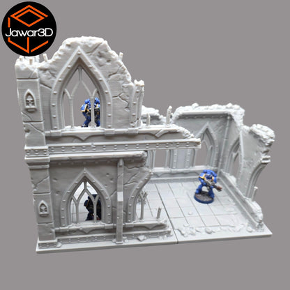 Ruined Empire 2 Floors #8 - 28mm Wargaming Scatter Terrain Scenery Miniature