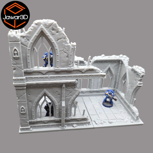Ruined Empire 2 Floors #8 - 28mm Wargaming Scatter Terrain Scenery Miniature