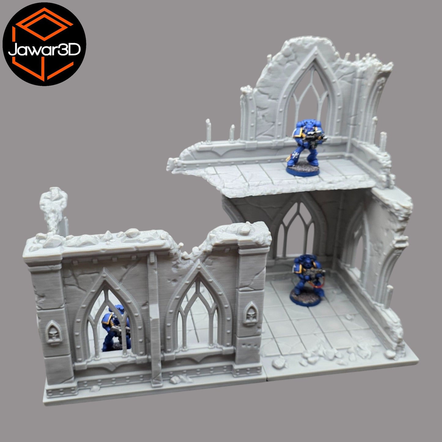 Ruined Empire 2 Floors #8 - 28mm Wargaming Scatter Terrain Scenery Miniature