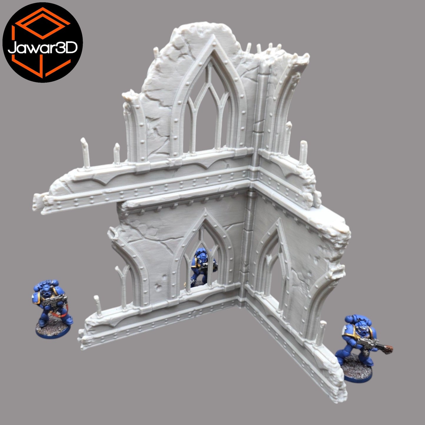 Ruined Empire 2 Floors #9 - 28mm Wargaming Scatter Terrain Scenery Miniature