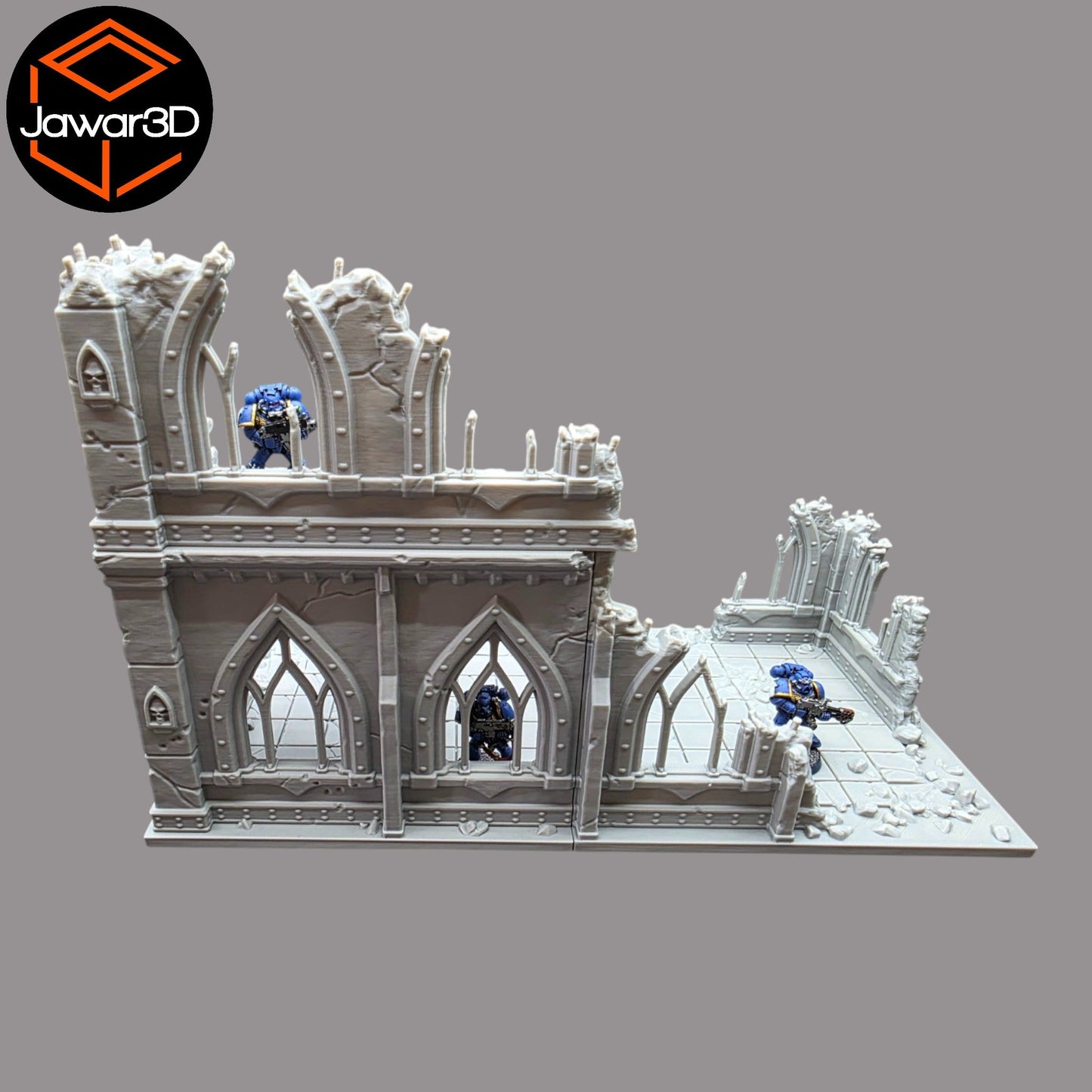 Ruined Empire 2 Floors #15 - 28mm Wargaming Scatter Terrain Scenery Miniature