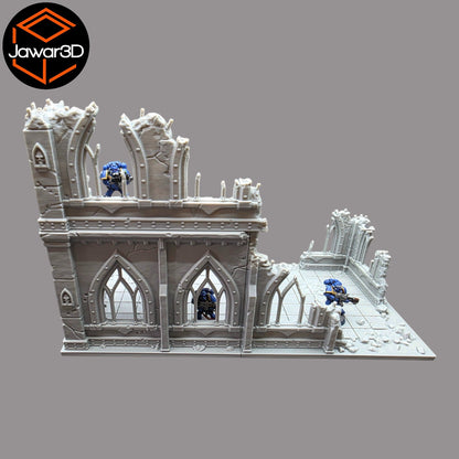 Ruined Empire 2 Floors #15 - 28mm Wargaming Scatter Terrain Scenery Miniature