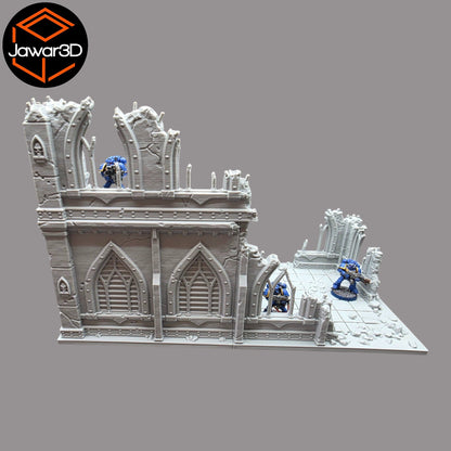Ruined Empire 2 Floors #17 - 28mm Wargaming Scatter Terrain Scenery Miniature