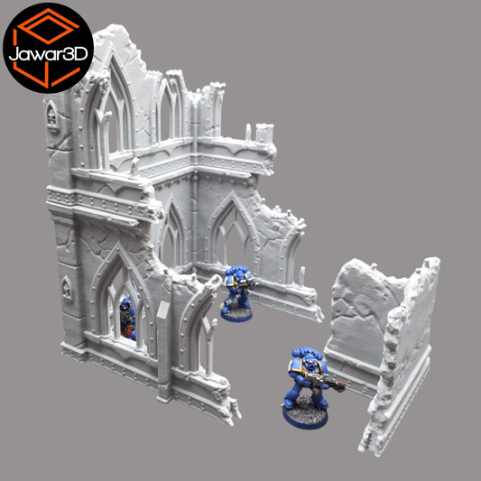 Ruined Empire 2 Floors #22 - 28mm Wargaming Scatter Terrain Scenery Tabletop