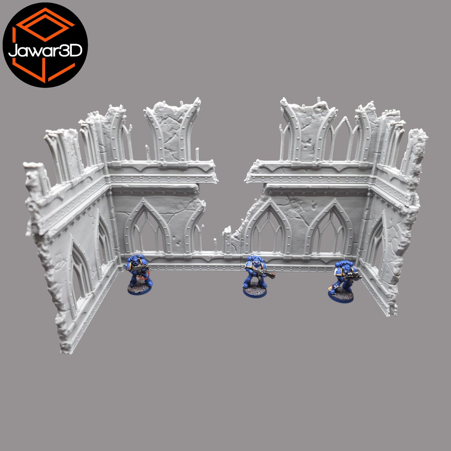 Ruined Empire 2 Floors #23 - 28mm Wargaming Scatter Terrain Scenery Tabletop