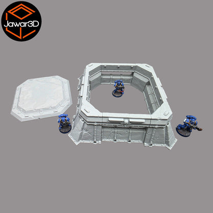 Trench Bunkers (3 sizes) - 28mm Wargaming Scatter Terrain Scenery Tabletop