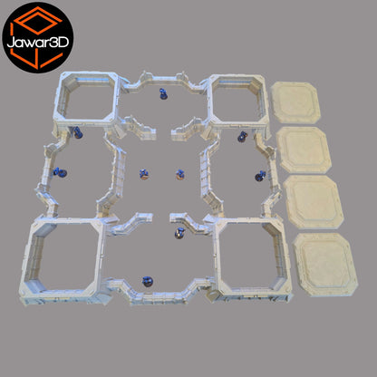 Trench Bunker Set - 28mm Wargaming Scatter Terrain Scenery Tabletop Miniature