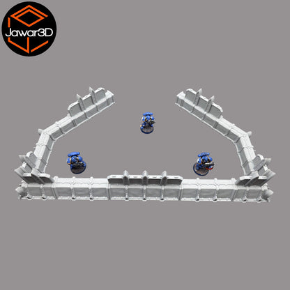 Trench Bunker Walls - 28mm Wargaming Scatter Terrain Scenery Tabletop Miniature