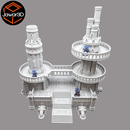 Steel Refinery Assembly #1 - 28mm Wargaming Scatter Terrain Scenery Tabletop