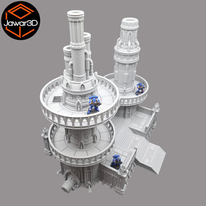 Steel Refinery Assembly #1 - 28mm Wargaming Scatter Terrain Scenery Tabletop