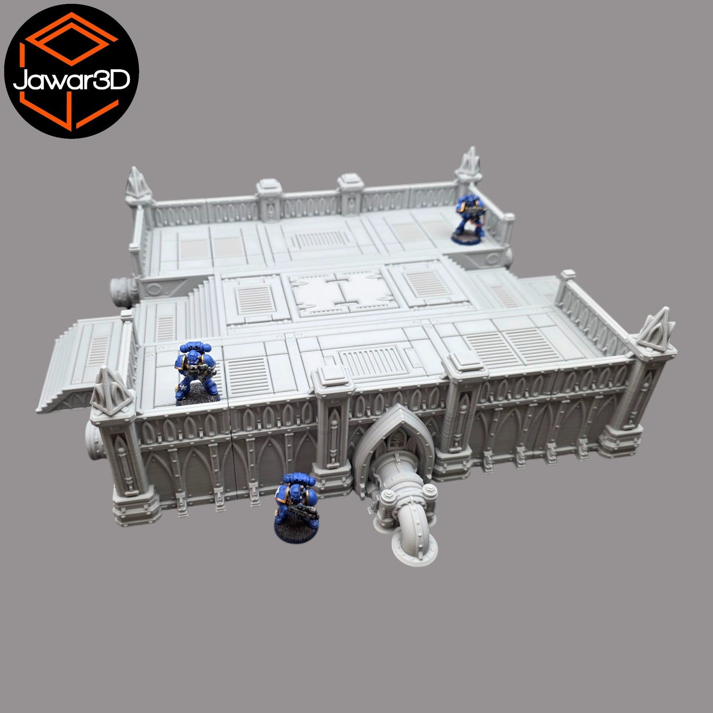 Steel Refinery Assembly #2 - 28mm Wargaming Scatter Terrain Scenery Tabletop