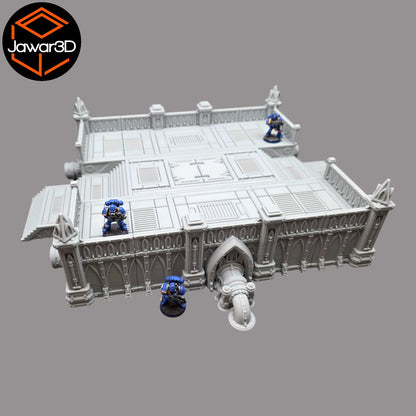 Steel Refinery Assembly #2 - 28mm Wargaming Scatter Terrain Scenery Tabletop