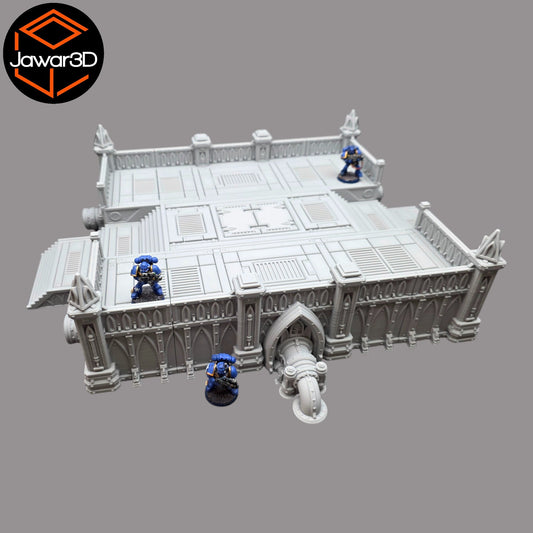 Steel Refinery Assembly #2 - 28mm Wargaming Scatter Terrain Scenery Tabletop