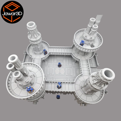 Steel Refinery Assembly #3 - 28mm Wargaming Scatter Terrain Scenery Tabletop